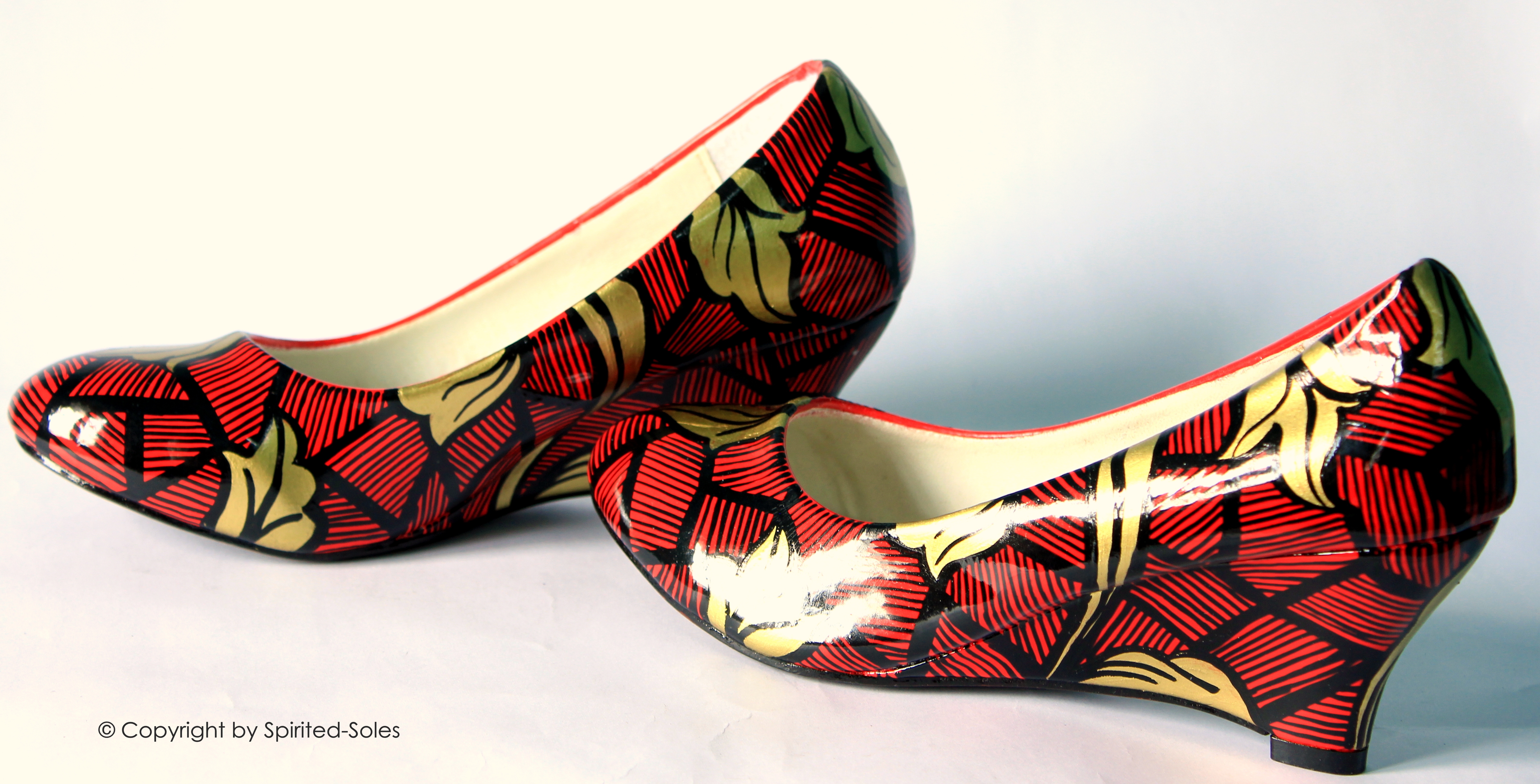 Custom Hand-Painted Shoes