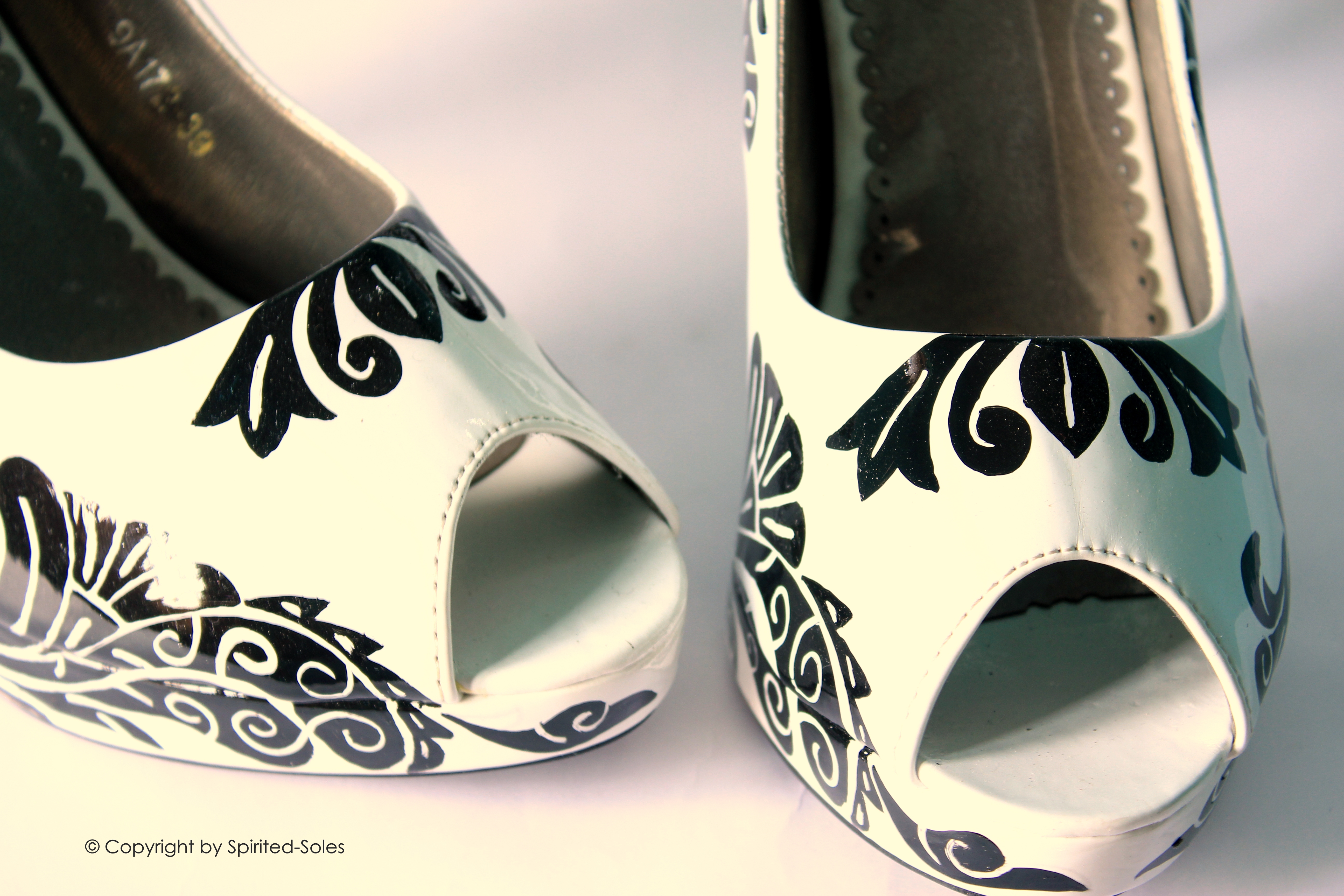 Custom Hand-Painted Shoes