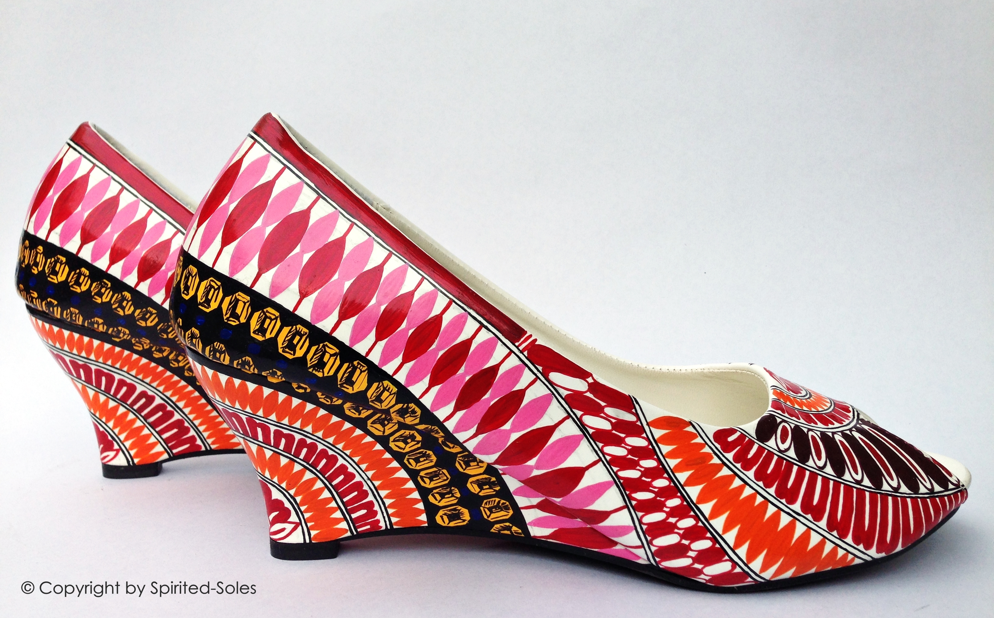 Custom Hand-Painted Shoes