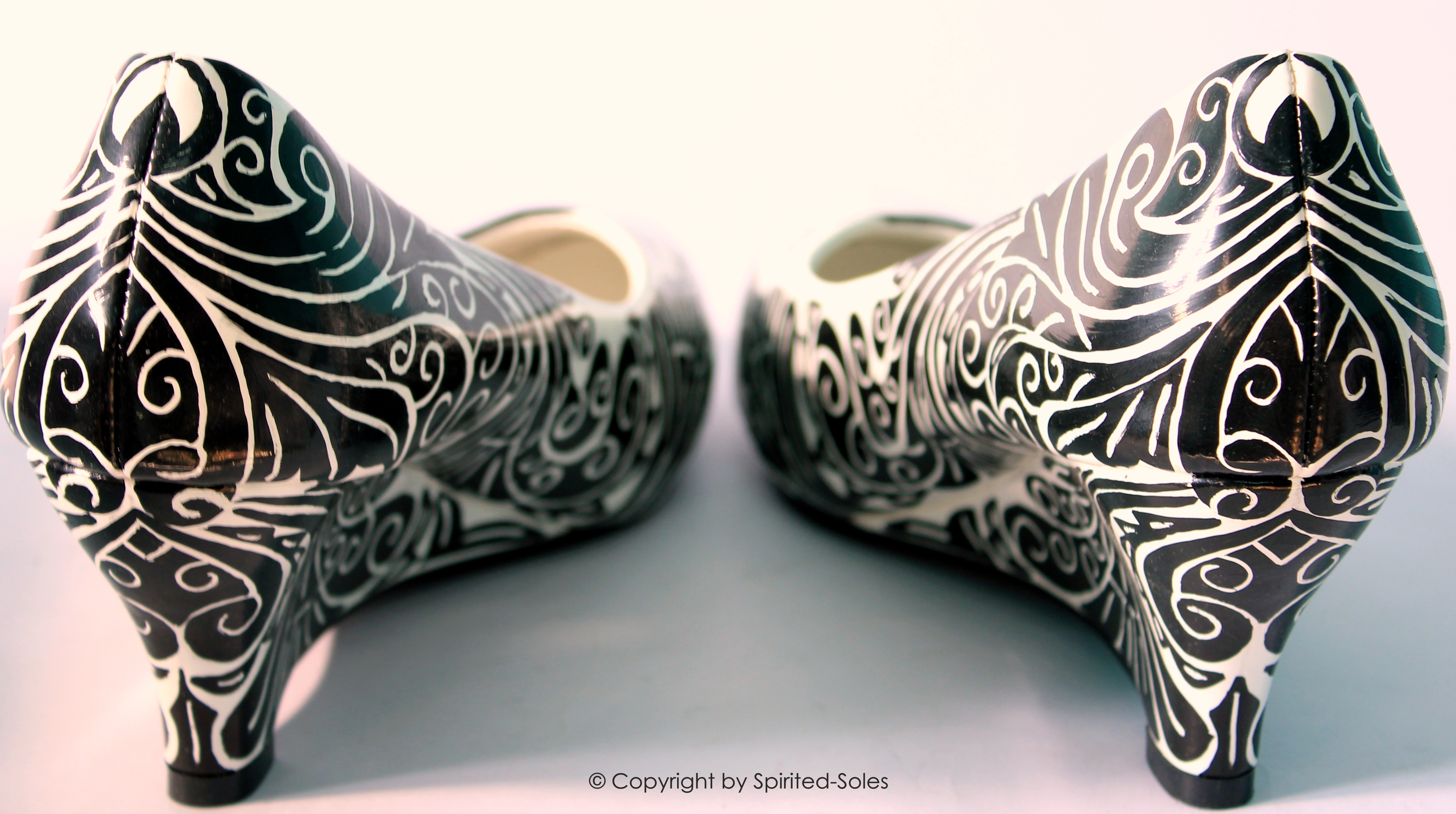 Custom Hand-Painted Shoes
