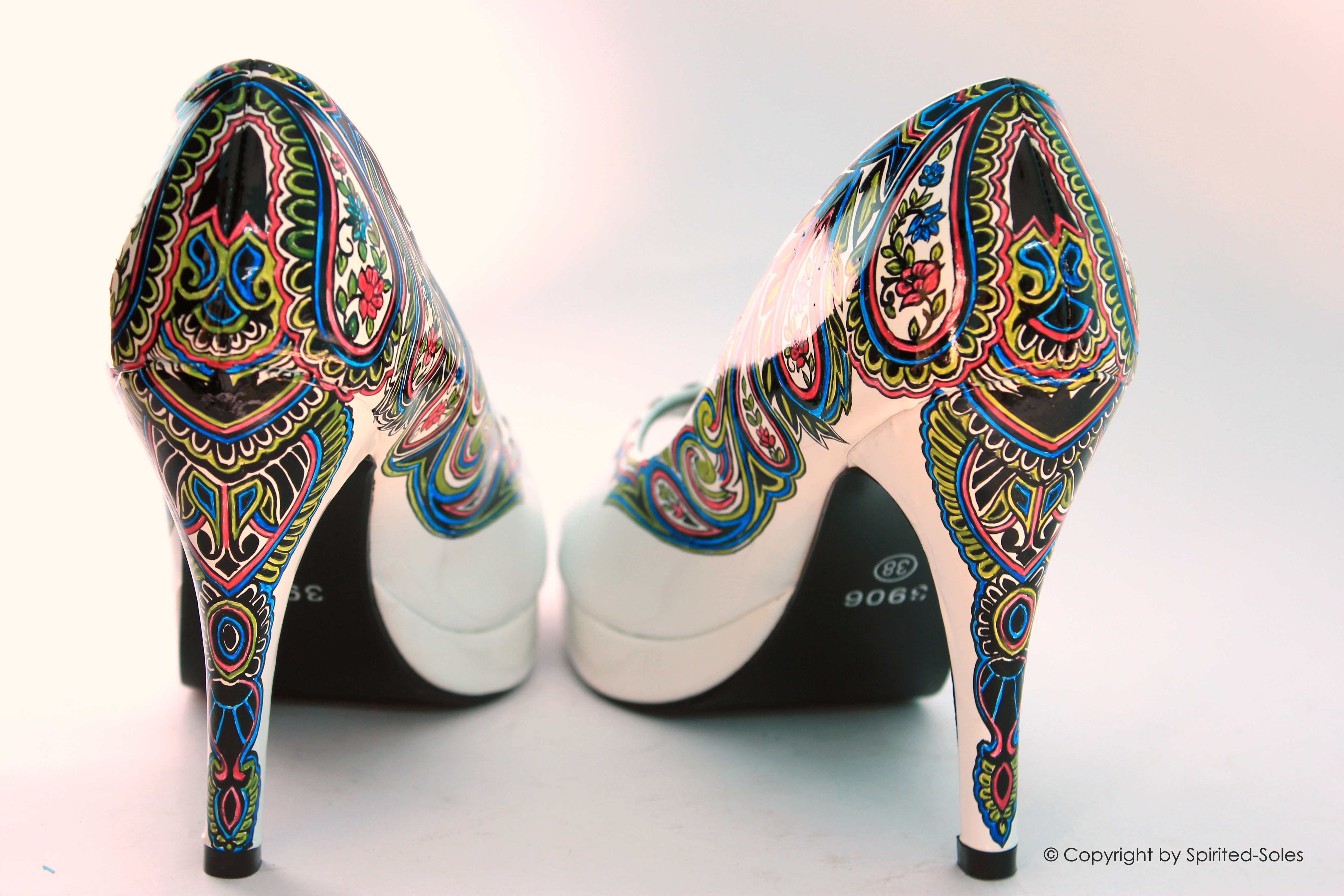 Custom Hand-Painted Shoes