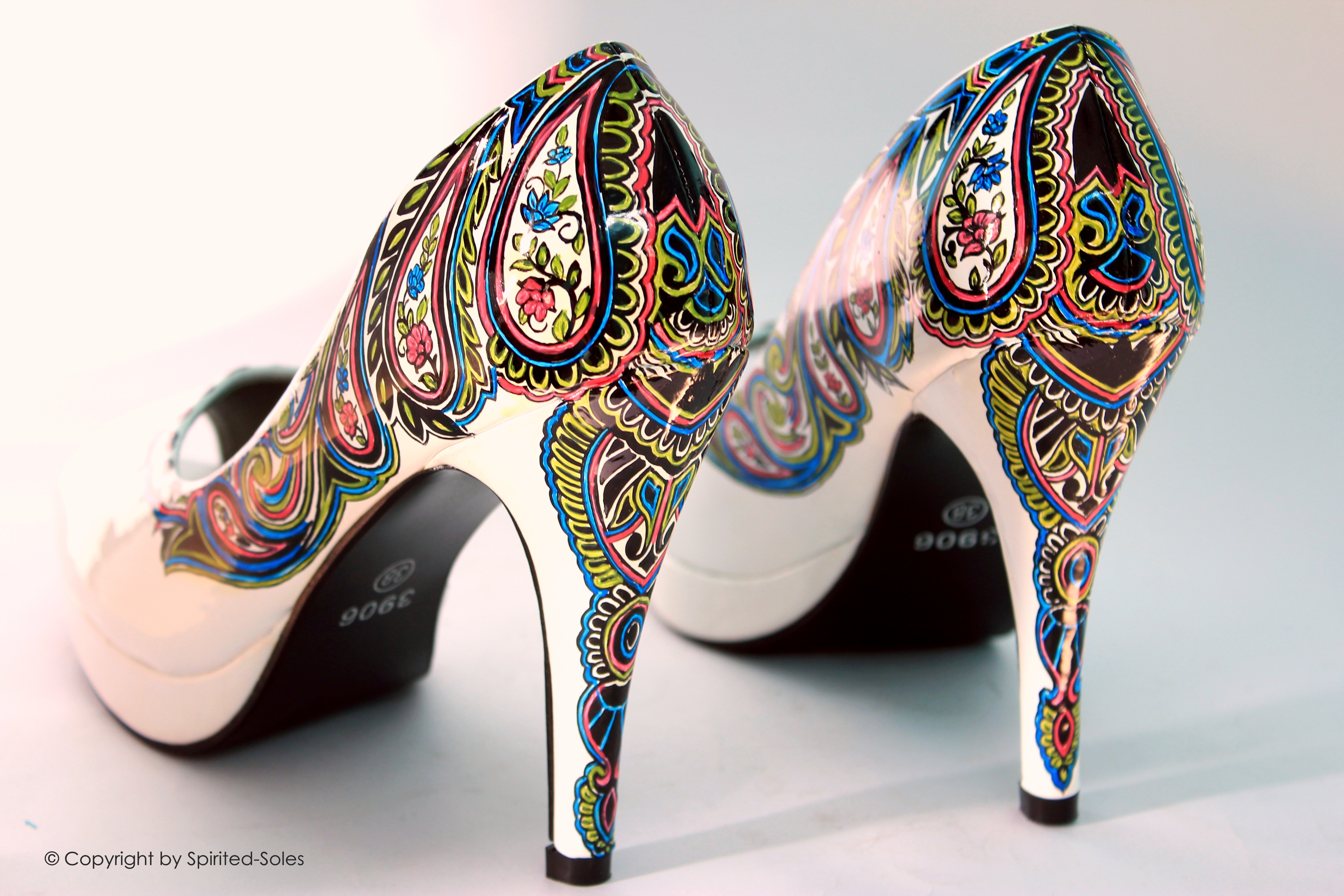 Custom Hand-Painted Shoes