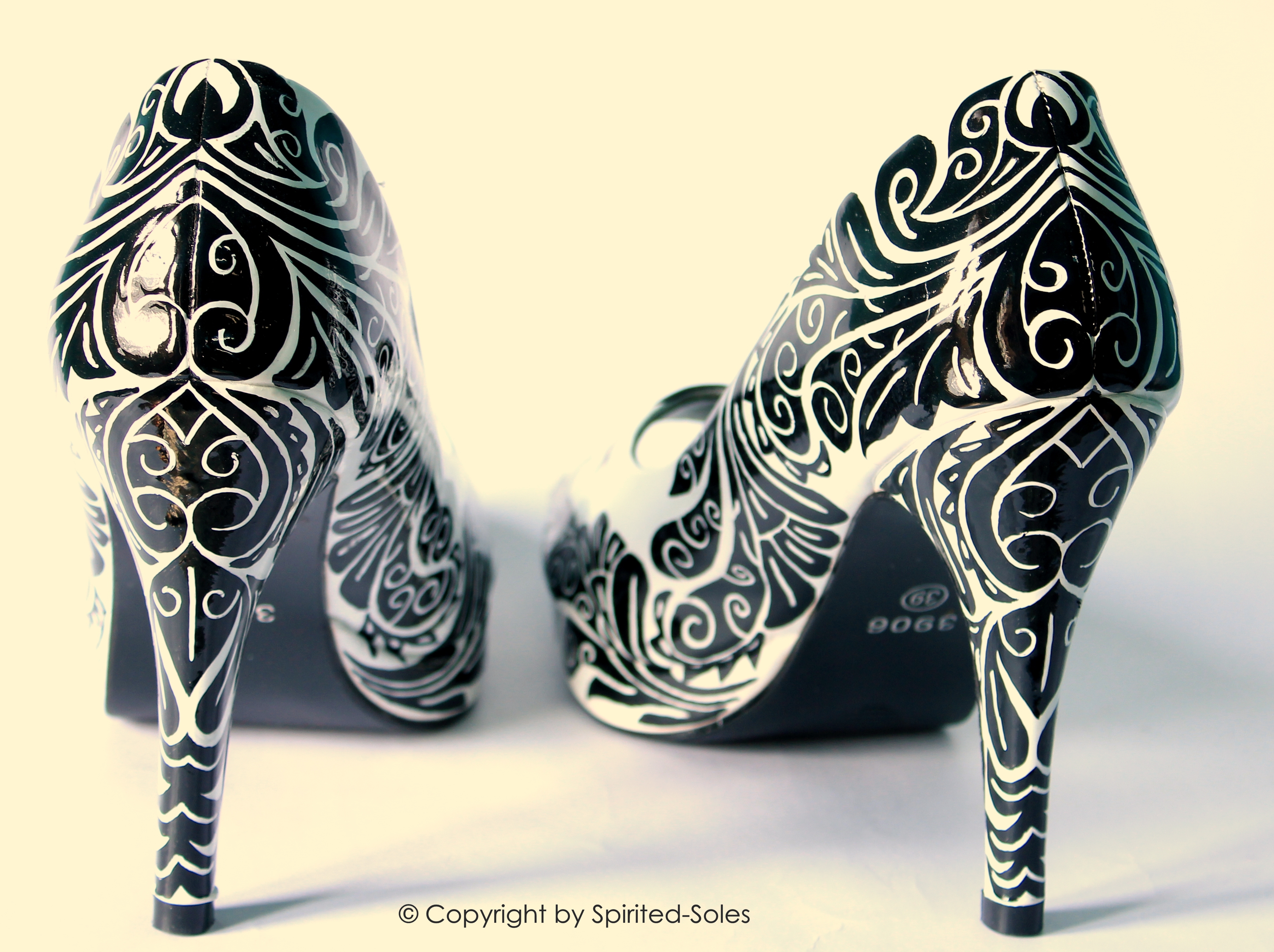 Custom Hand-Painted Shoes