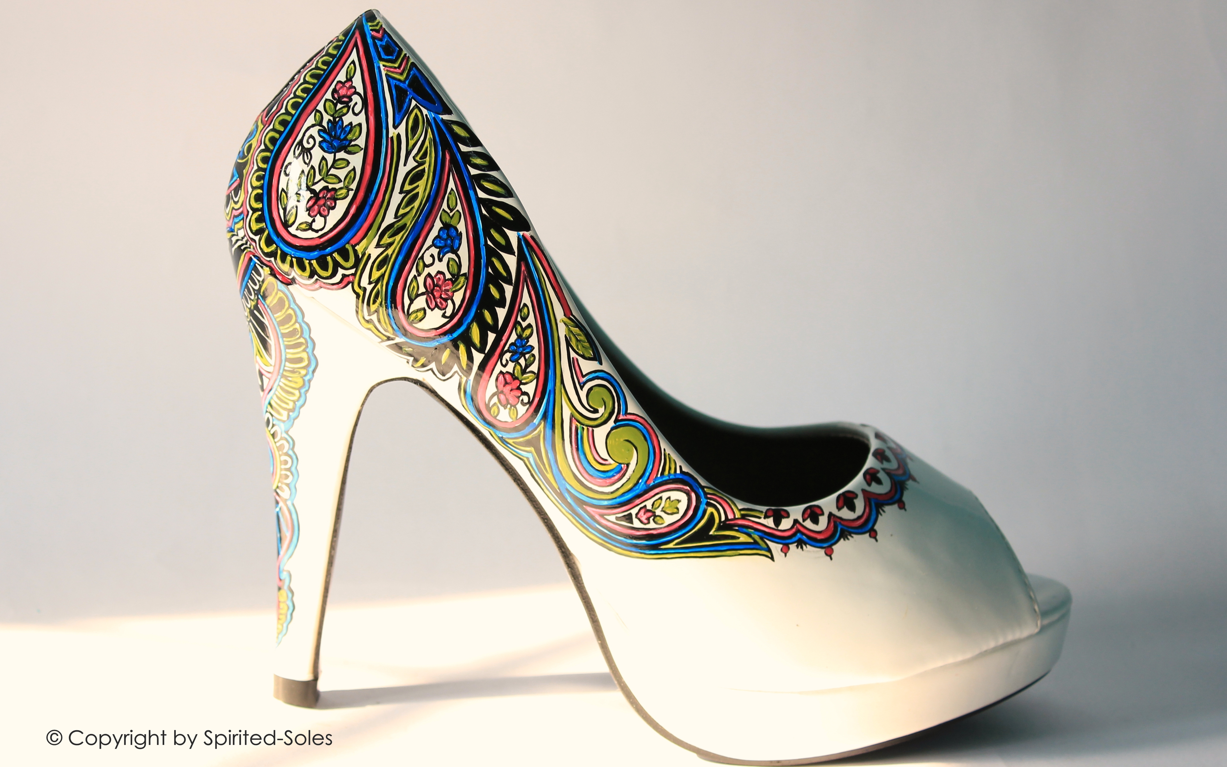 Custom Hand-Painted Shoes