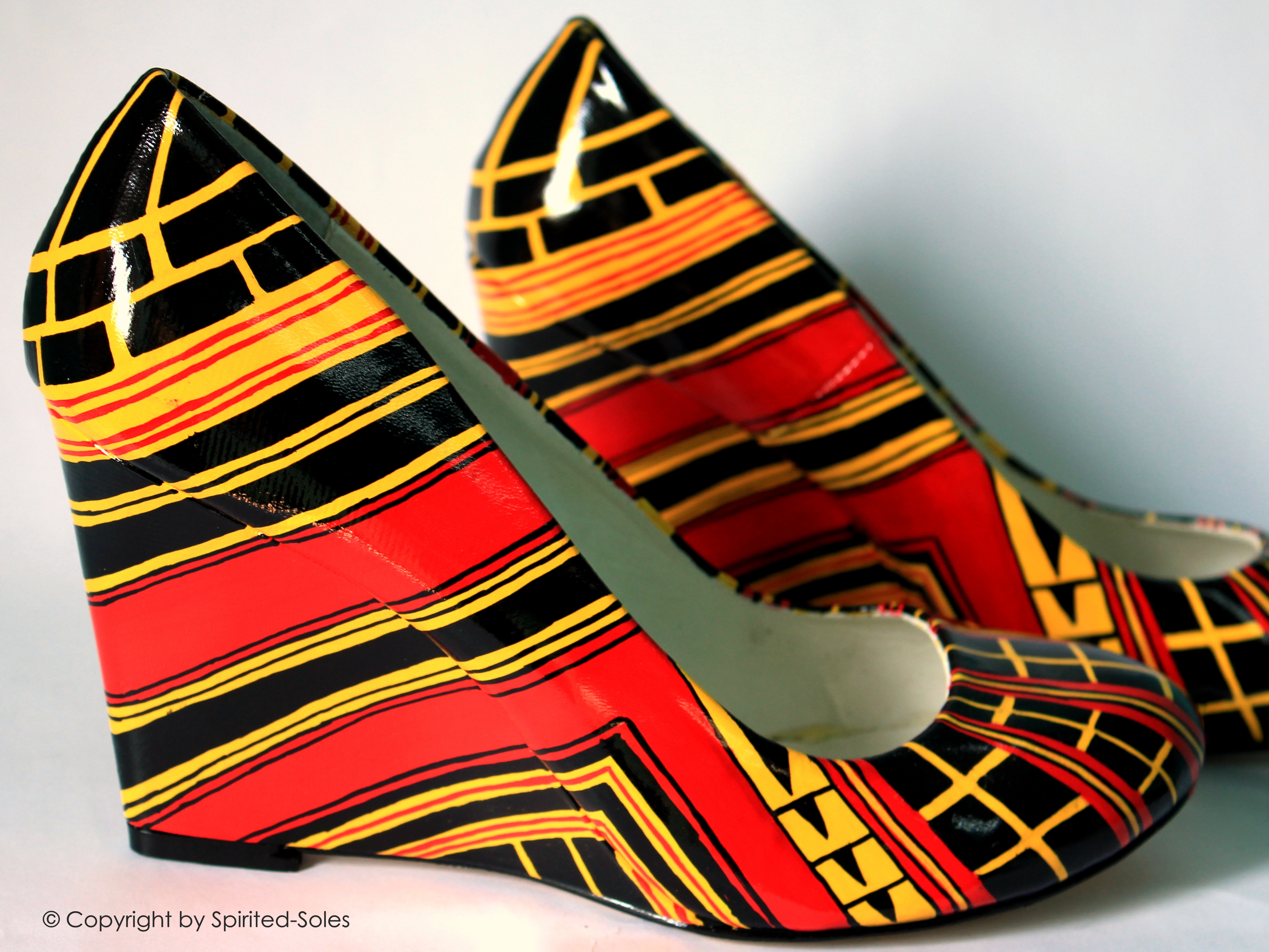 Custom Hand-Painted Shoes
