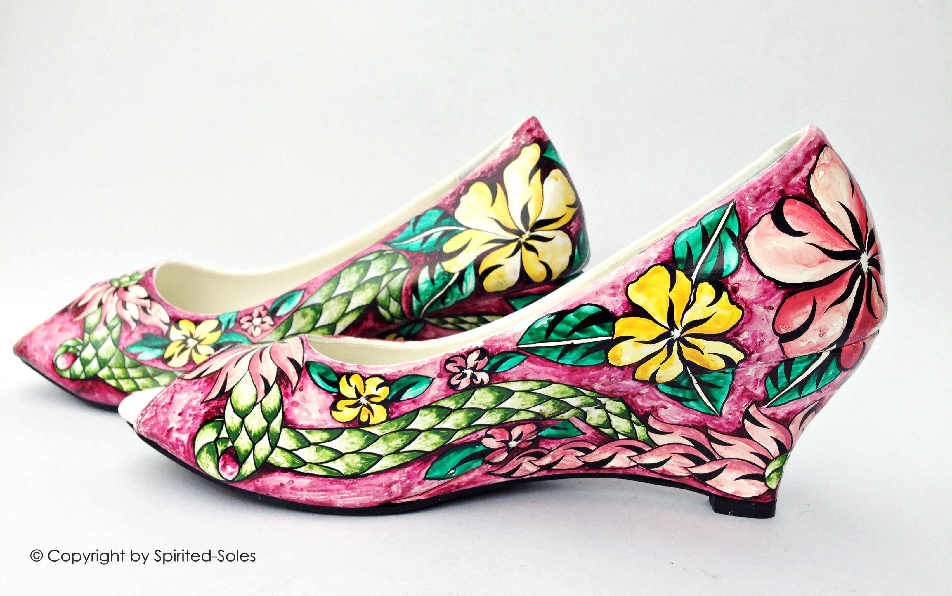 Custom Hand-Painted Shoes