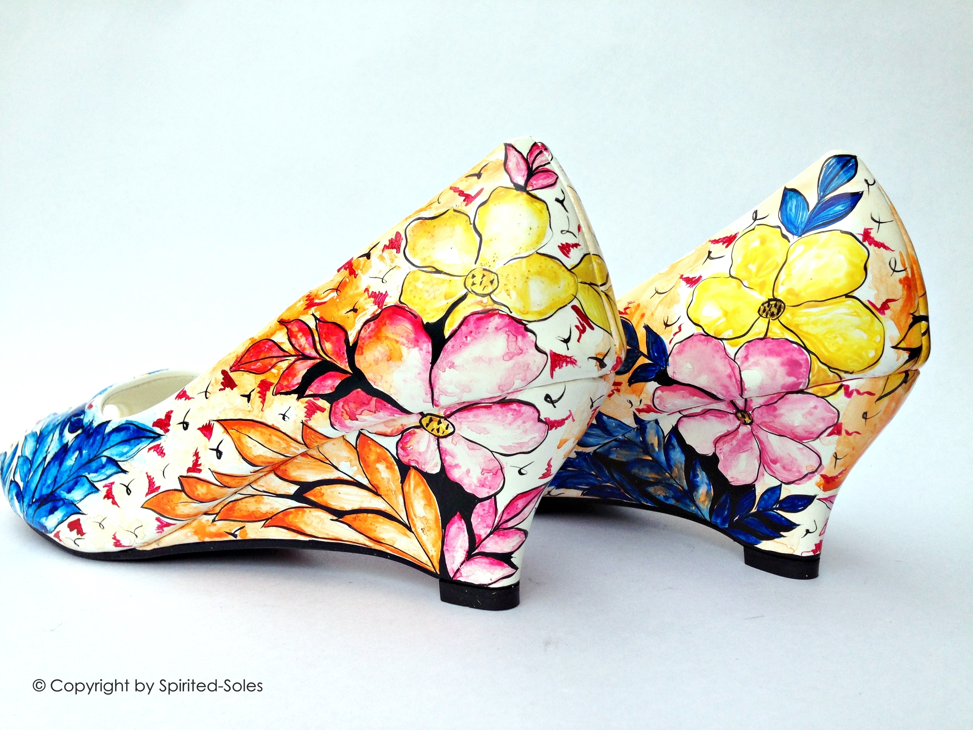 Custom Hand-Painted Shoes