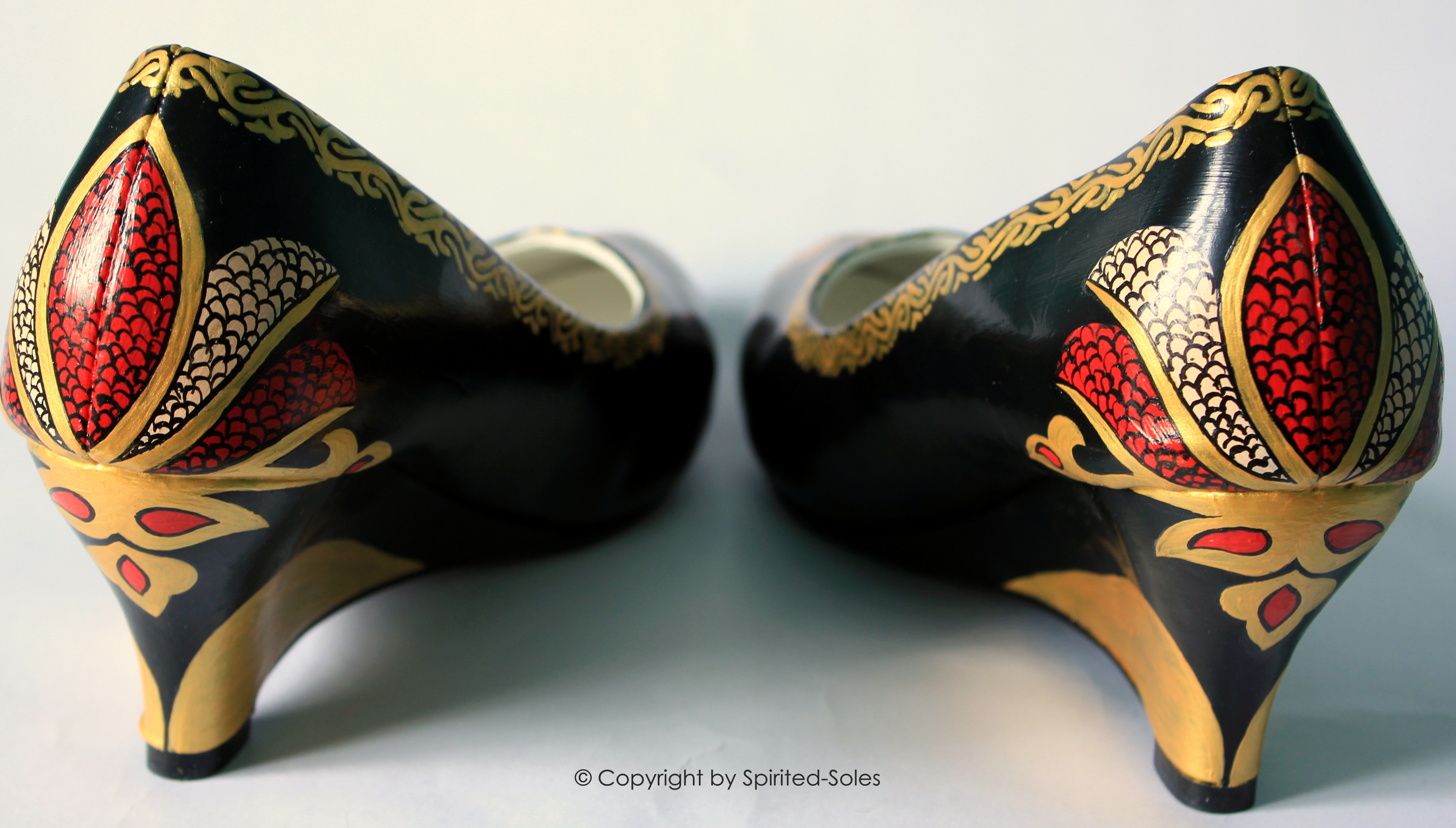 Custom Hand-Painted Shoes