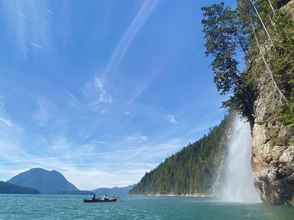Toba Inlet canoe
