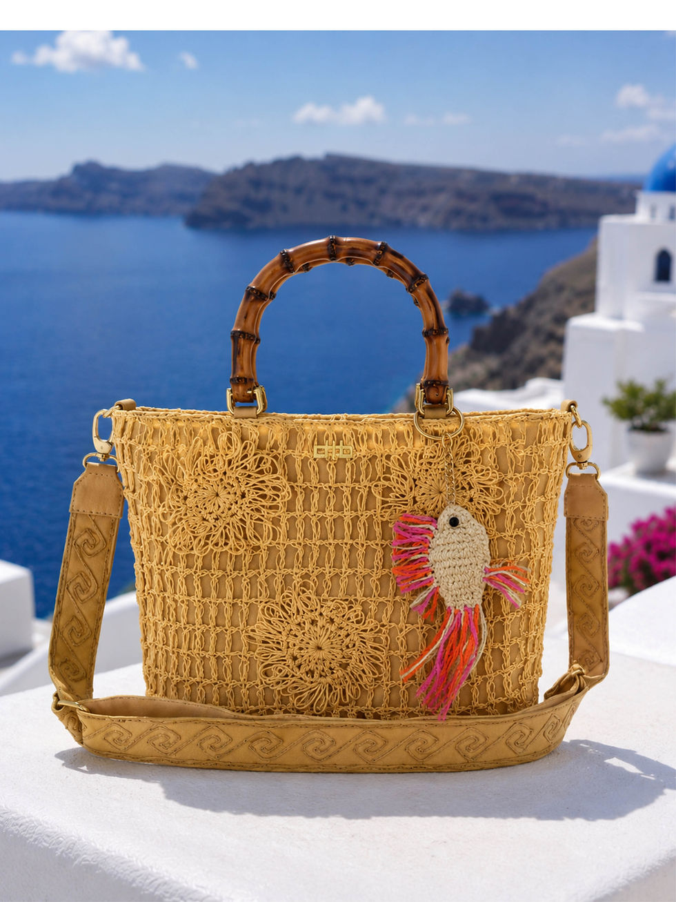 Μικρογραφία: Fish Raffia Charm