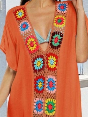 Μικρογραφία: Amelia Granny's Square Long Kaftan