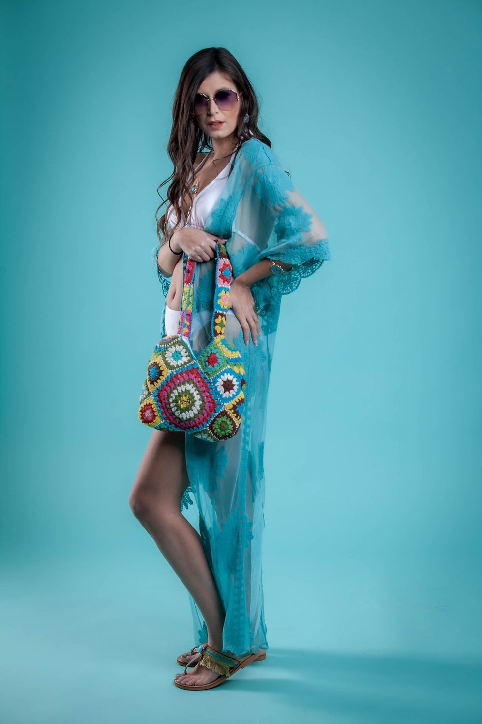 Μικρογραφία: Stella Granny's Square Crochet Shoulder Bag