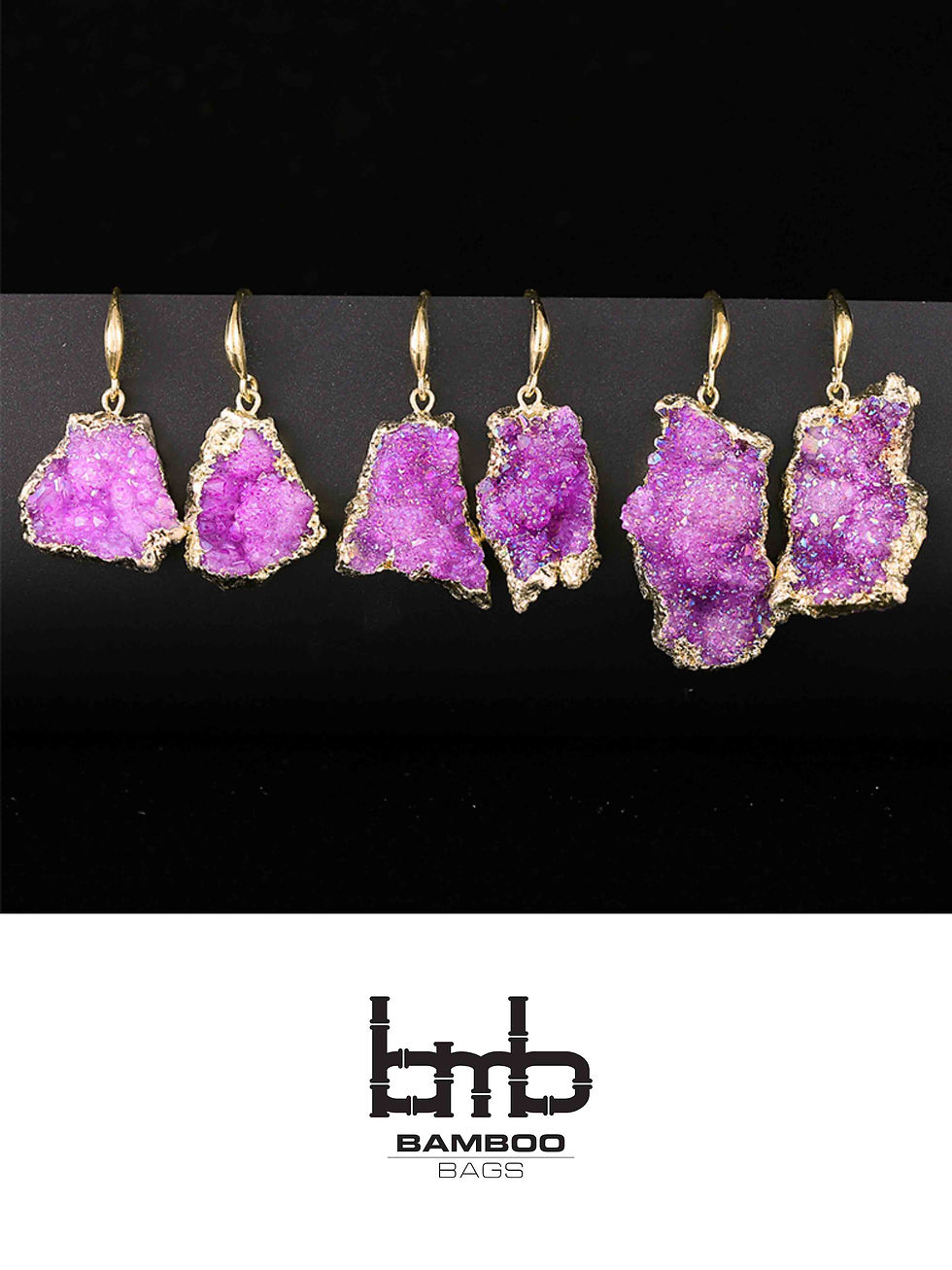 Μικρογραφία: GE 5 Natural Gem Stone Earrings