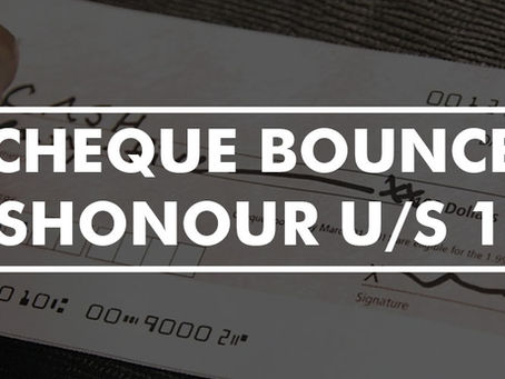 Dishonour of Cheque and its relationship with Indian Contract Act,1872