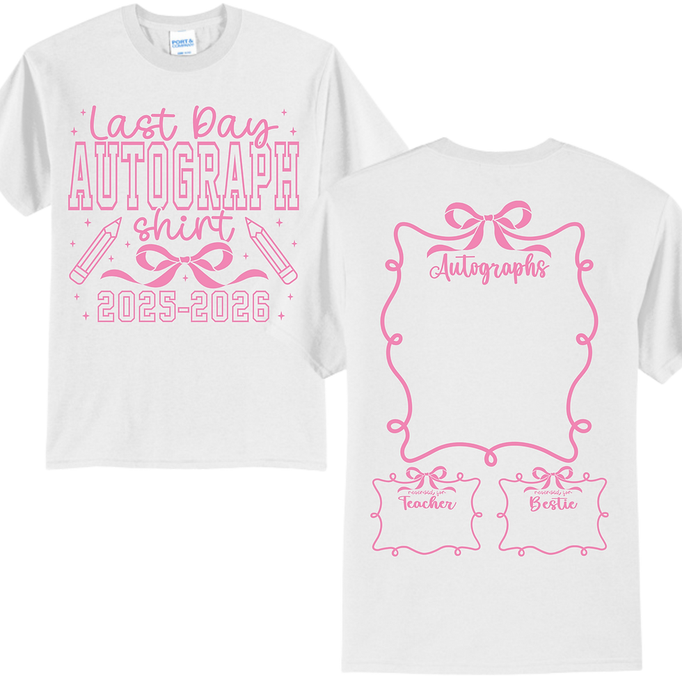 Thumbnail: Youth Last Day of School- Autograph Shirt