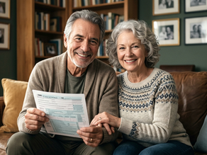 Senior Couple in Living Room