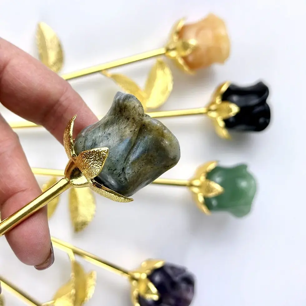 Thumbnail: Crystal Rose - Carved Stone