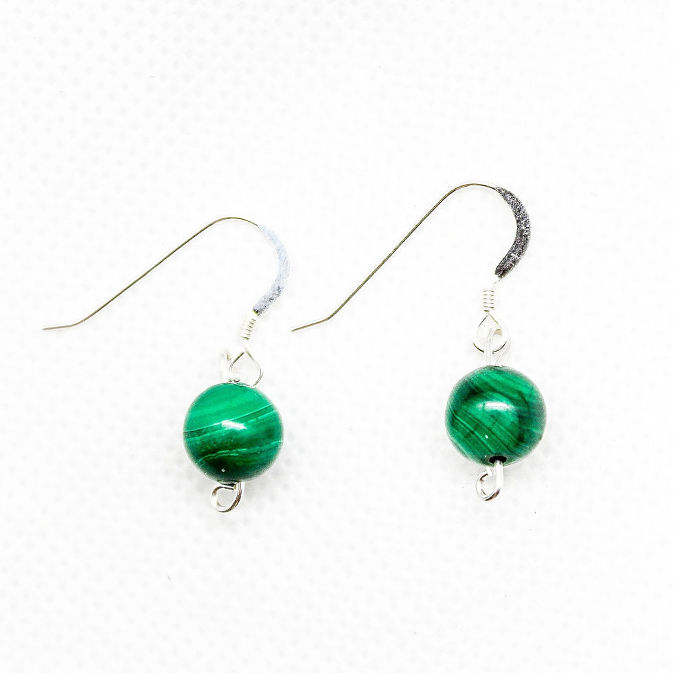 Malachite Earrings