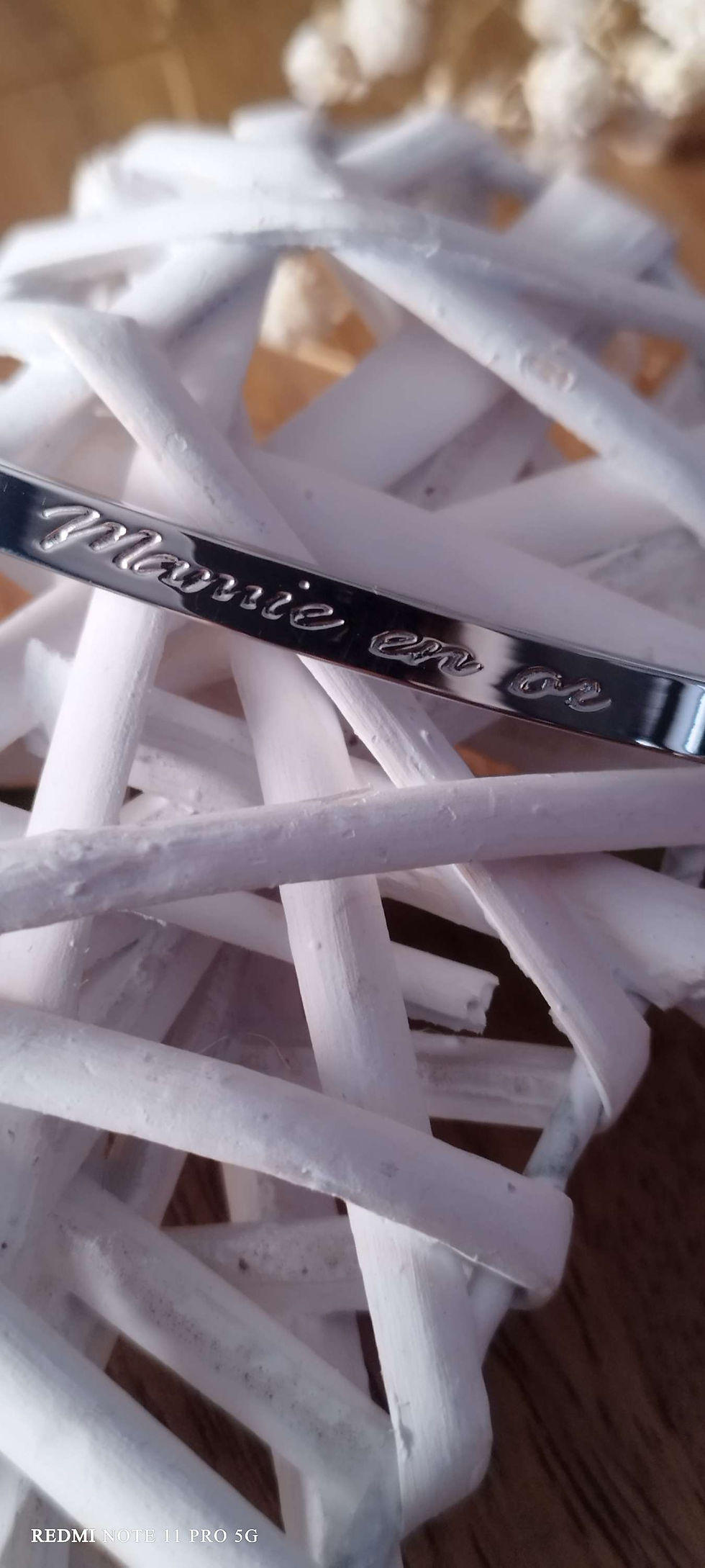 Miniature : Bracelet argenté Mamie en or 