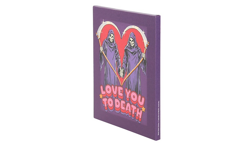 Thumbnail: Love You To Death Gothic Romance Wall Art Print