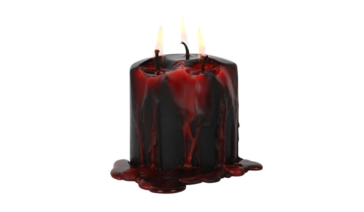 Vampire Blood “Bleeding” Pillar Candle