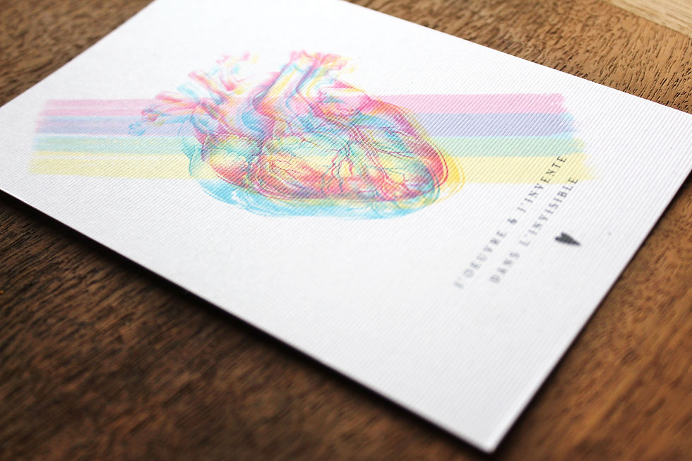 Miniature : Carte Postale - COEUR VIBRANT