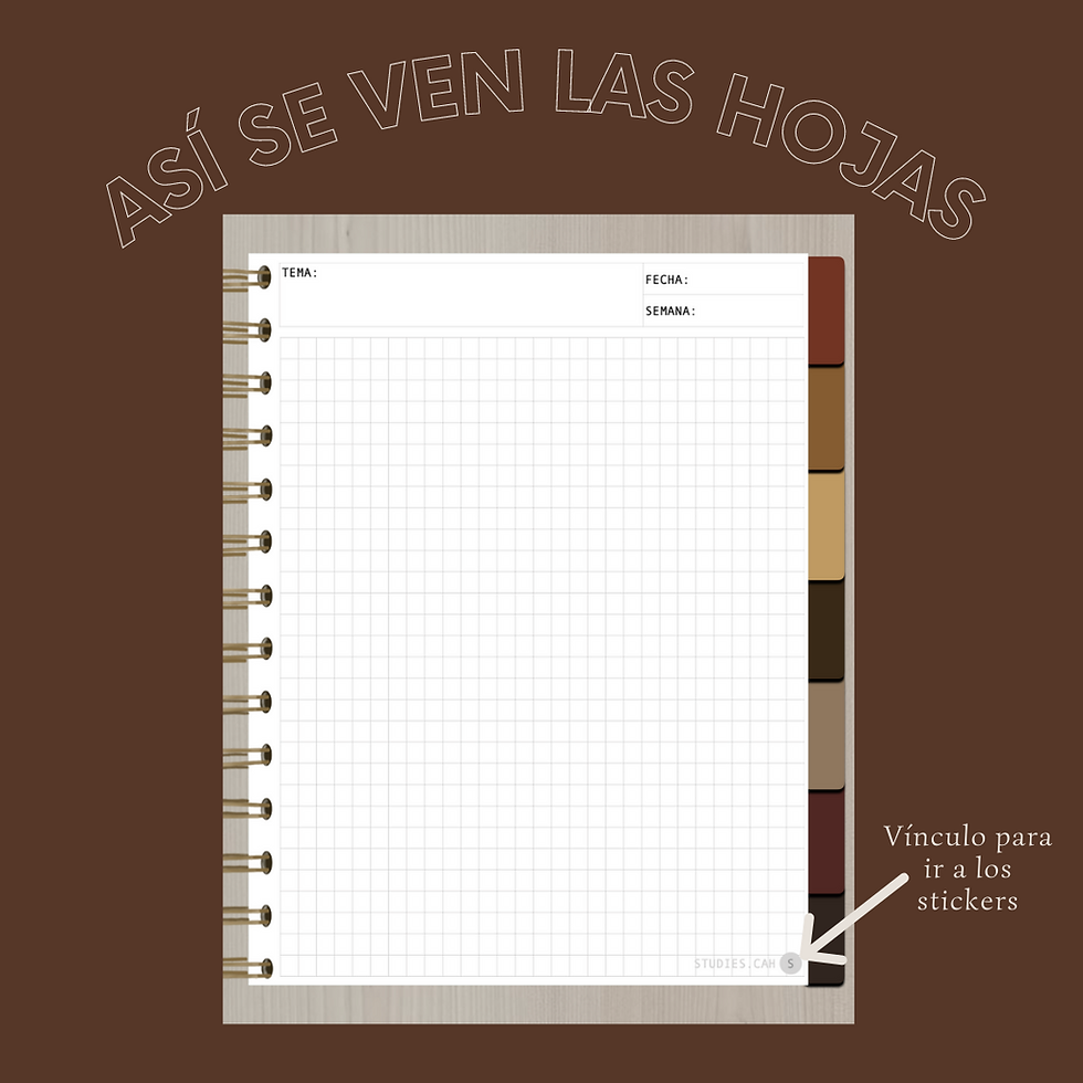 Miniatura: Cuaderno digital Dark Academy (cuadro chico) - Noteshelf