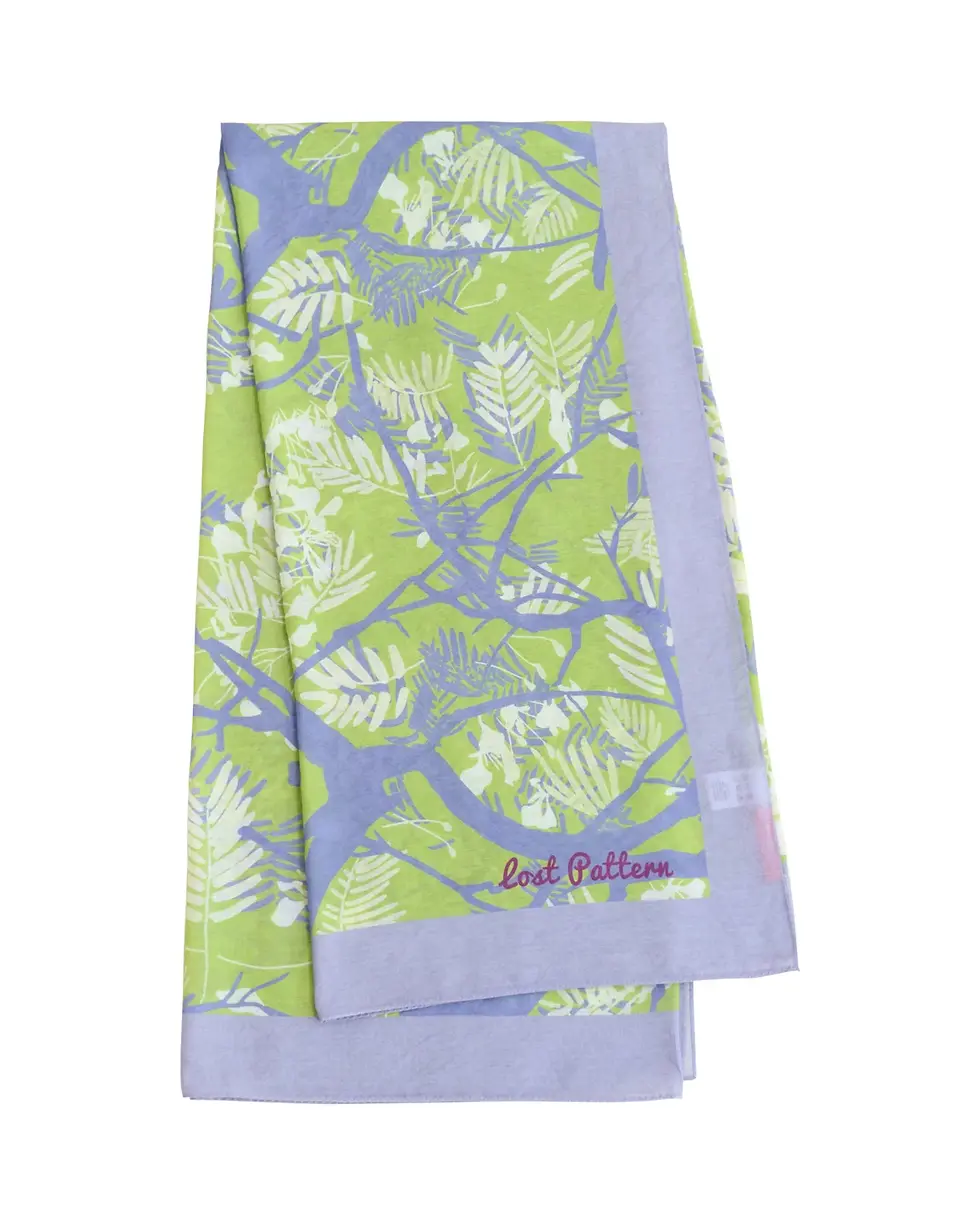 Thumbnail: Sarong Wrap - Purple & Green