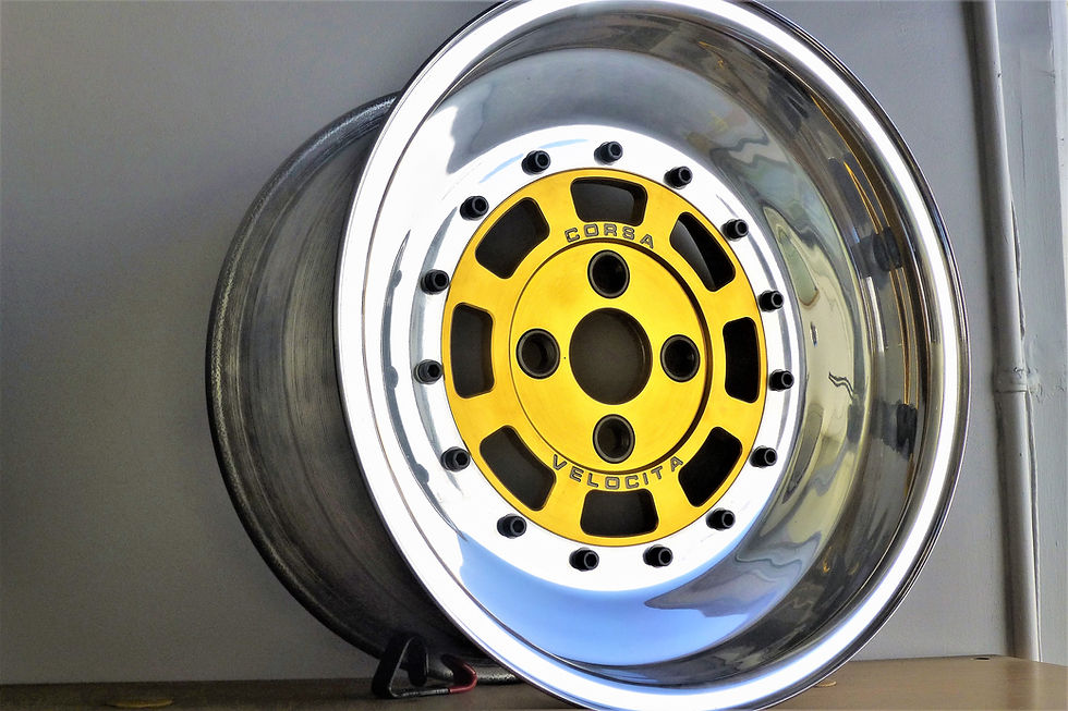 Thumbnail: BMW E10 3 PIECE 15x8.5 CONVERSION WITH BILLET ALUMINUM CENTERS