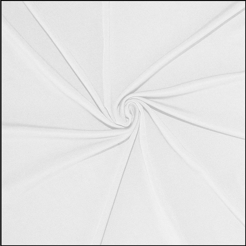 White fabric swatch, soft texture