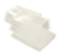 Stack of white cotton napkins