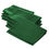 Thumbnail: polyester fabric swatch for linens in the color bright kelly green