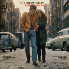 La copertina di "The Freewheelin' Bob Dylan", 1963