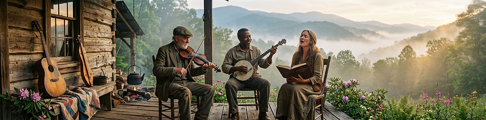 Le creuset des Appalaches: ballades celtiques, banjo africain et gospel protestant