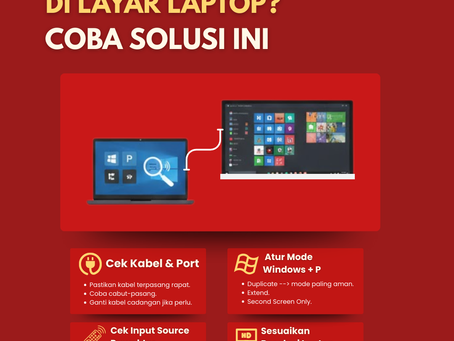 Cara Mengatasi Proyektor Tidak Tampil di Layar Laptop