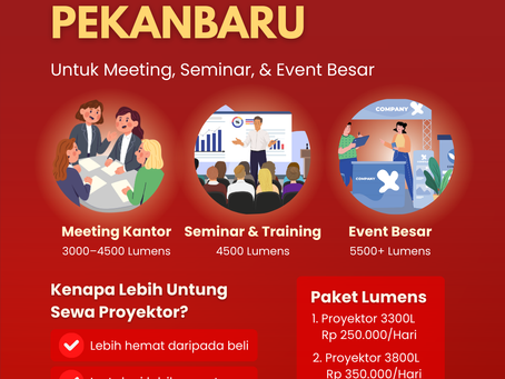 Sewa Proyektor Pekanbaru untuk Meeting, Seminar, dan Event