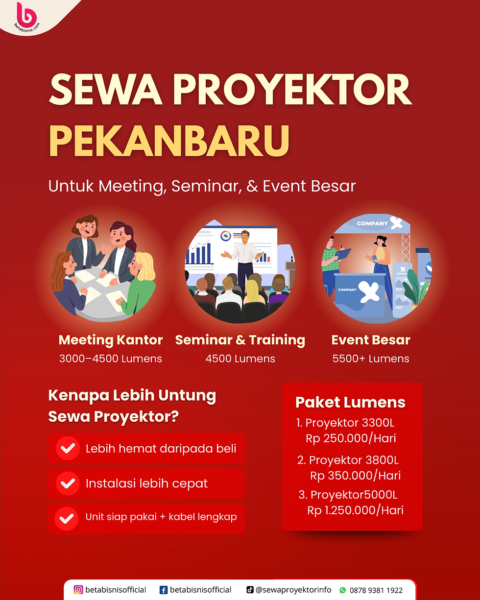 sewa proyektor pekanbaru