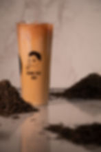 black tea latte