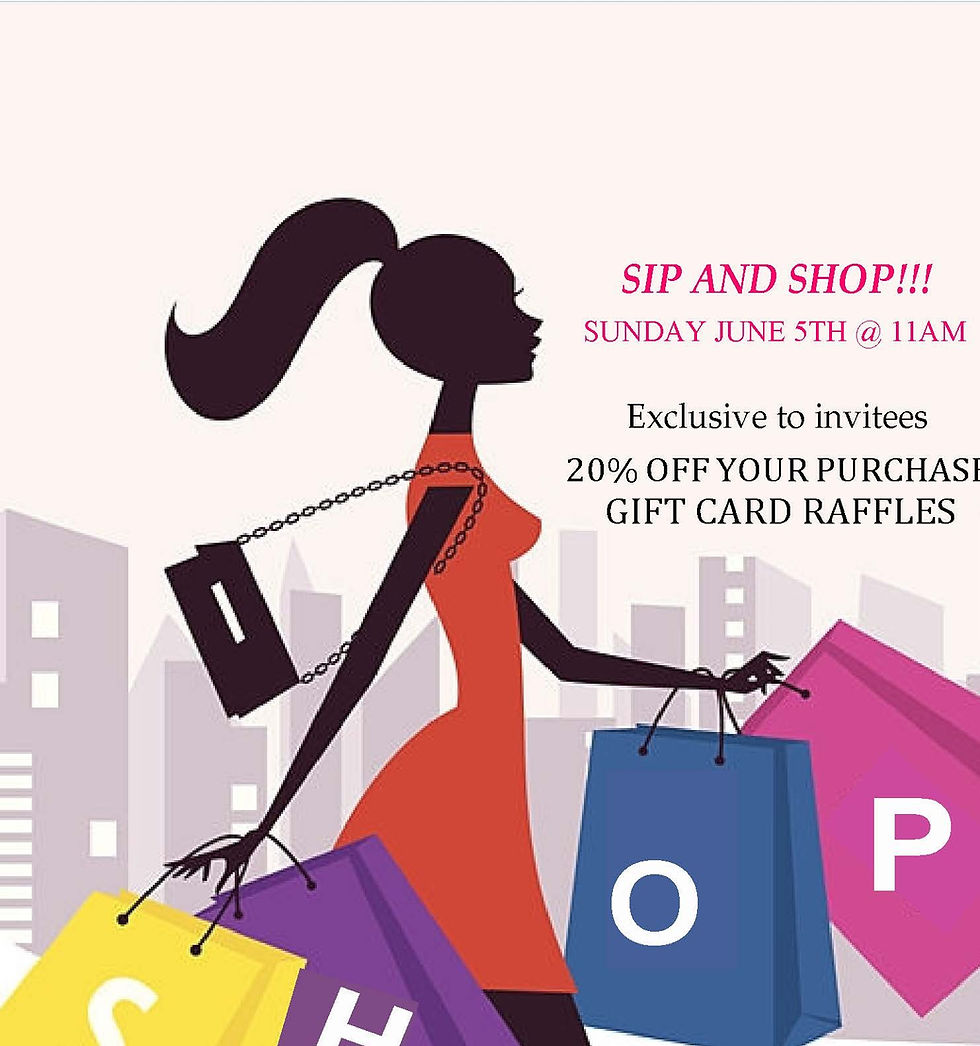 Spring Sip n' Shop
