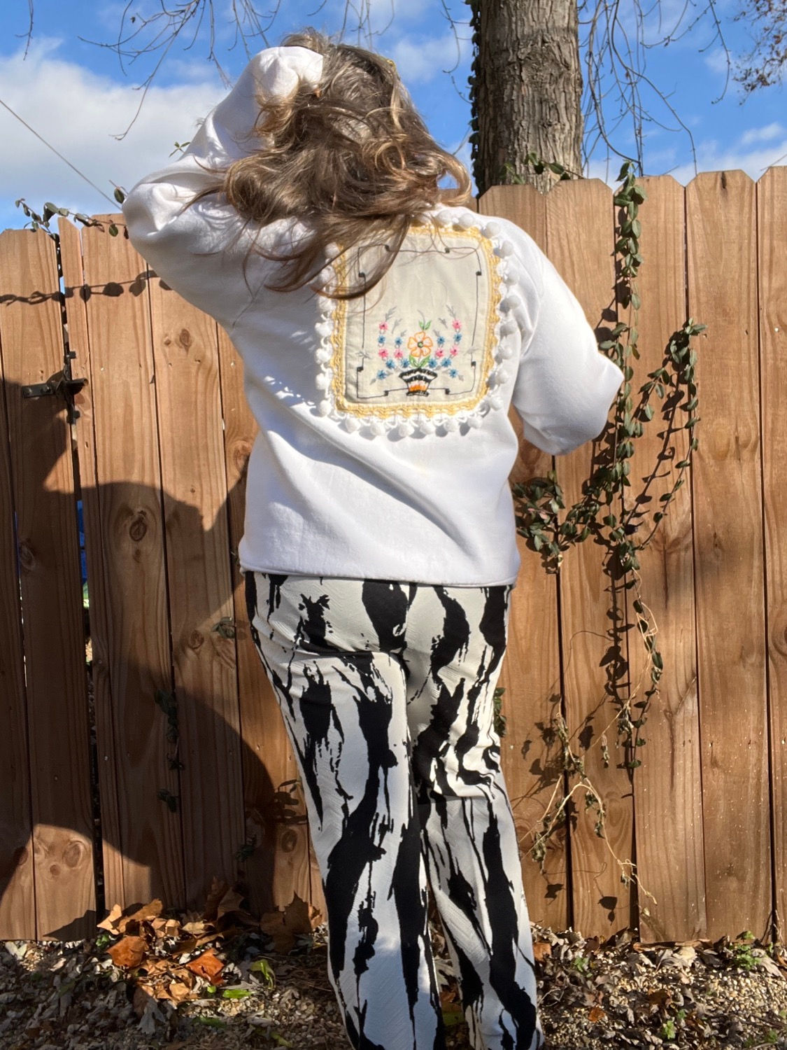 The Dresser Scarf Sweatshirt