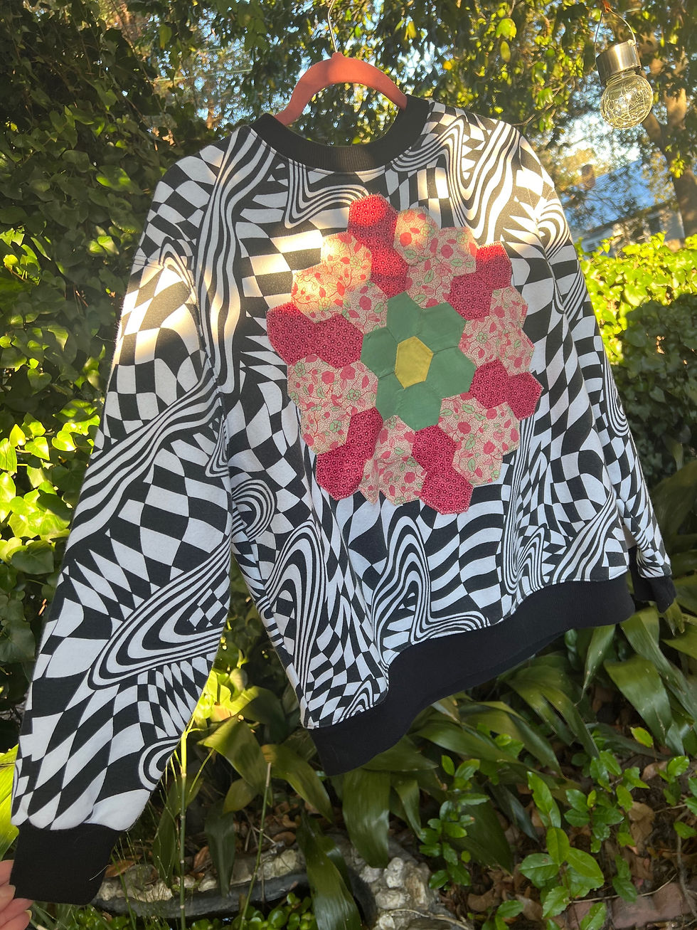 Thumbnail: Quilt Block Sweatshirt - Gen Z lol