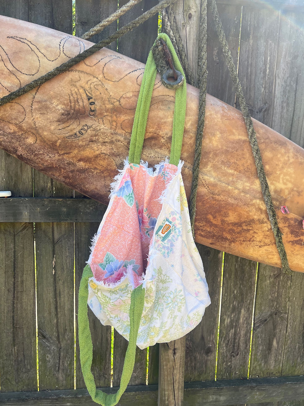 Thumbnail: Terrycloth Towel Tote - Laid Back