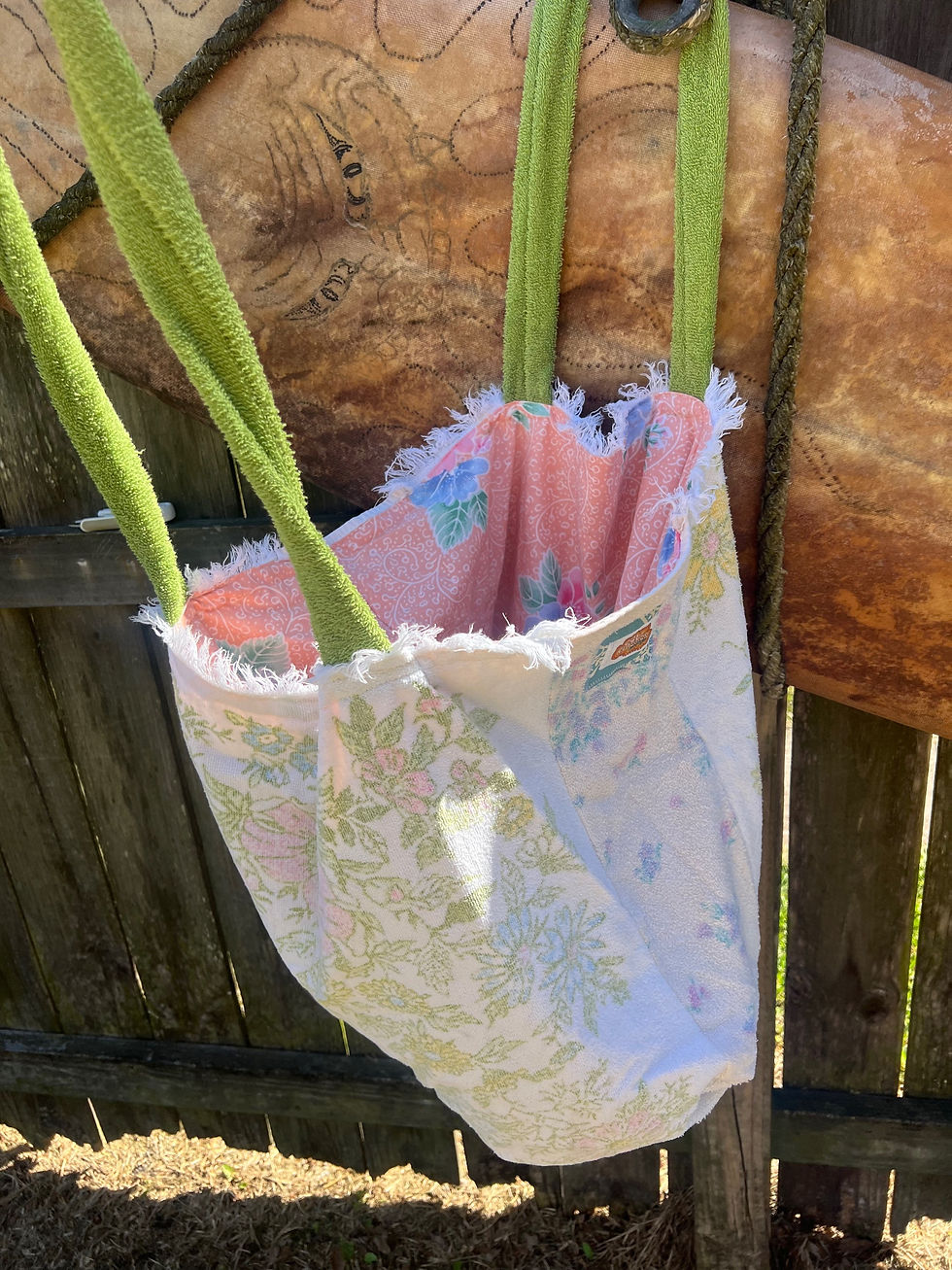Thumbnail: Terrycloth Towel Tote - Laid Back