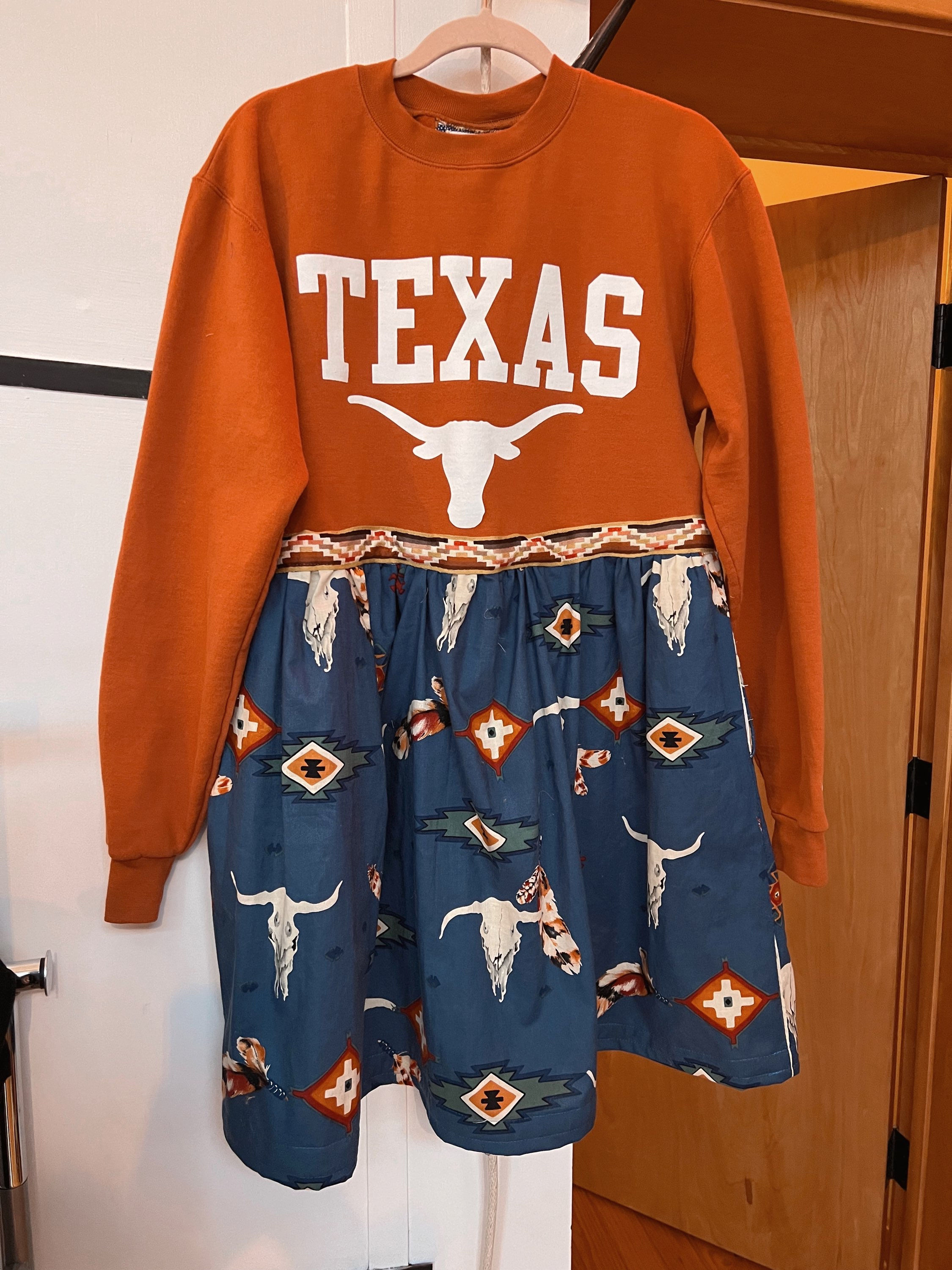 Sweatshirt Dress - Don’t Mess With Texas 