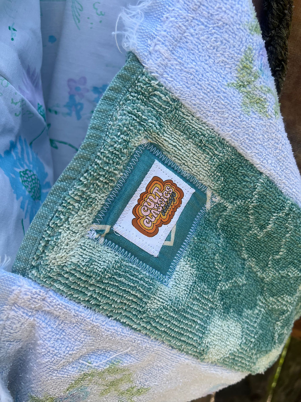 Thumbnail: Terrycloth Towel Tote - Feelin’ Good