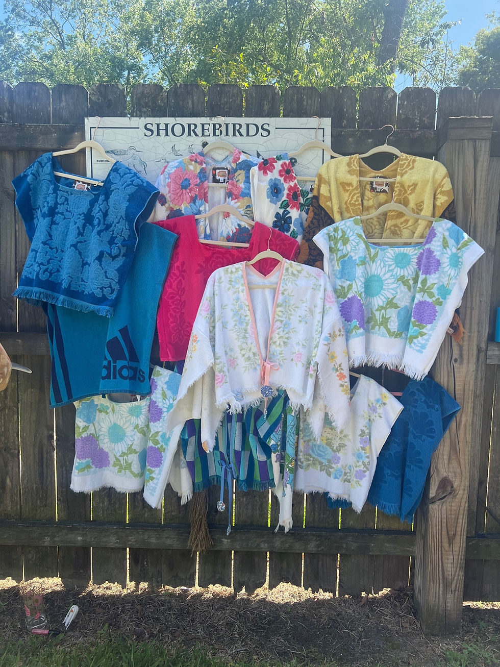 Thumbnail: Terrycloth Towel Top - 60s Floral