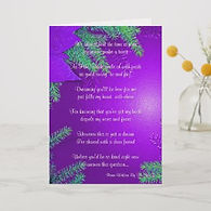 Christmas Poinsettia Will You Be My Bridesmaid Invitation
