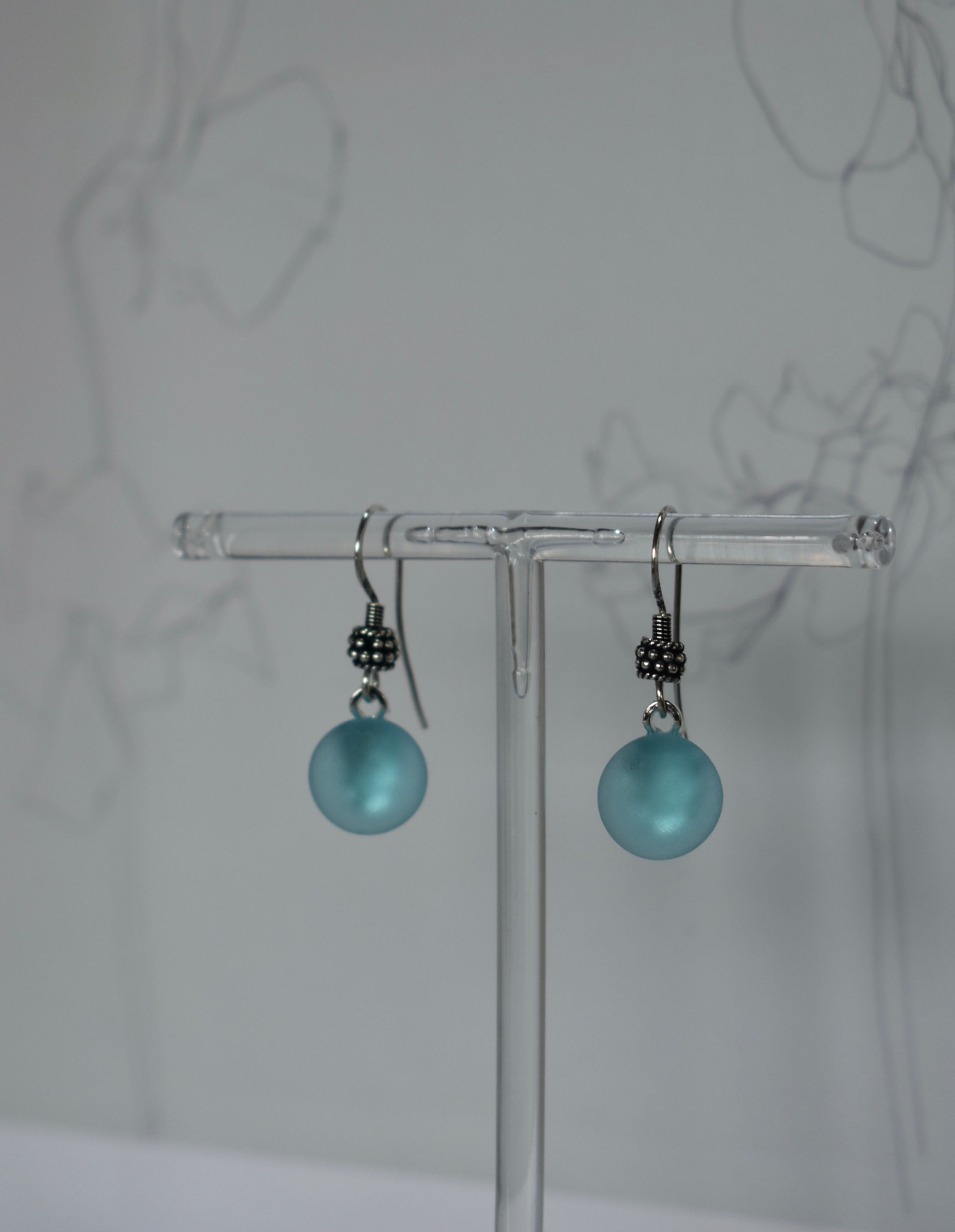 "Bobbly Gin Blues" Earrings