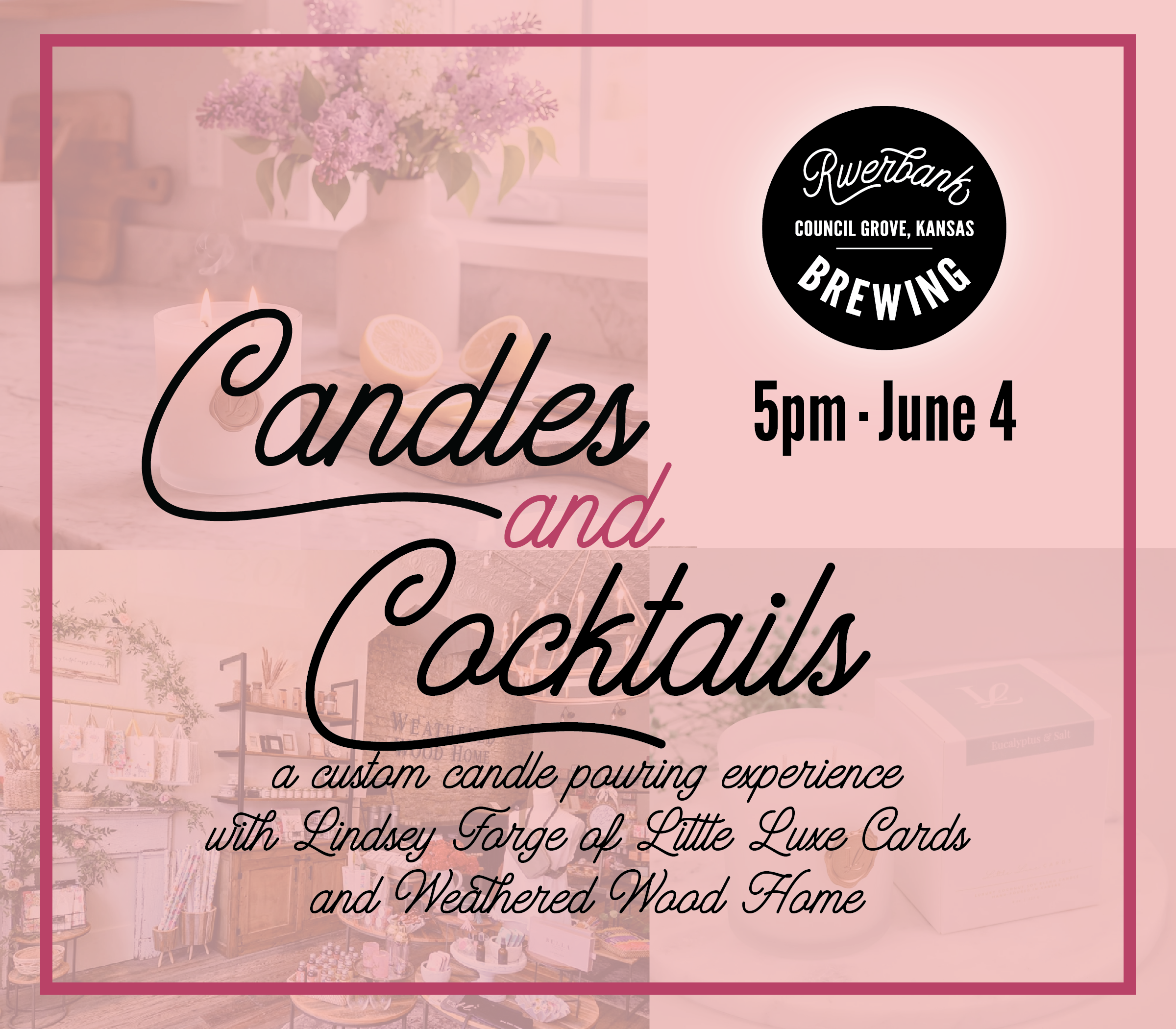 Candles & Cocktails Ticket