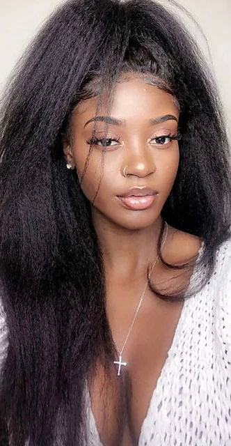 Thumbnail: Tissage kinky lisse 100% cheveux naturels vierge